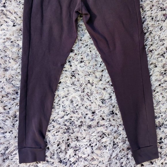 Embroidered Charcoal Grey Fitted Goose Joggers - Picture 5 of 7